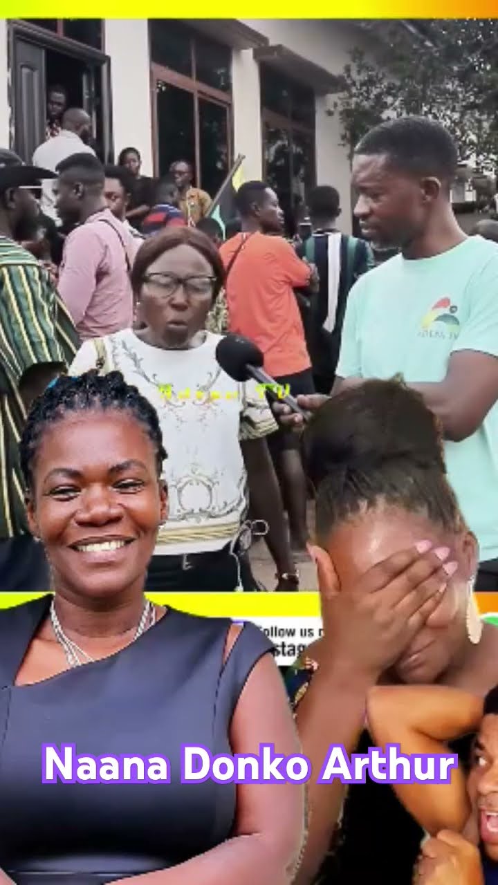 Naana Donko Arthur wahala, eeeii this Asante woman ? mouth #shortsviral #trendinginghana #asantehene